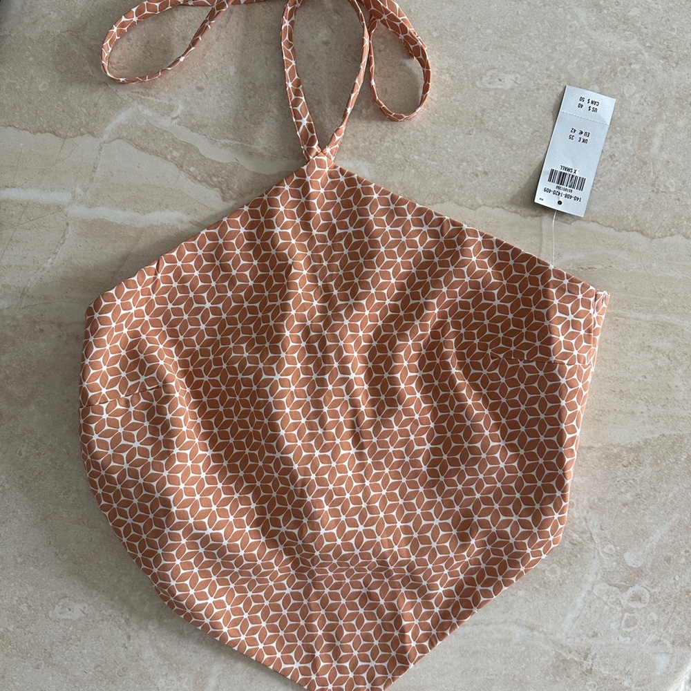 Abercrombie & Fitch Scarf Halter Top, Size XXS